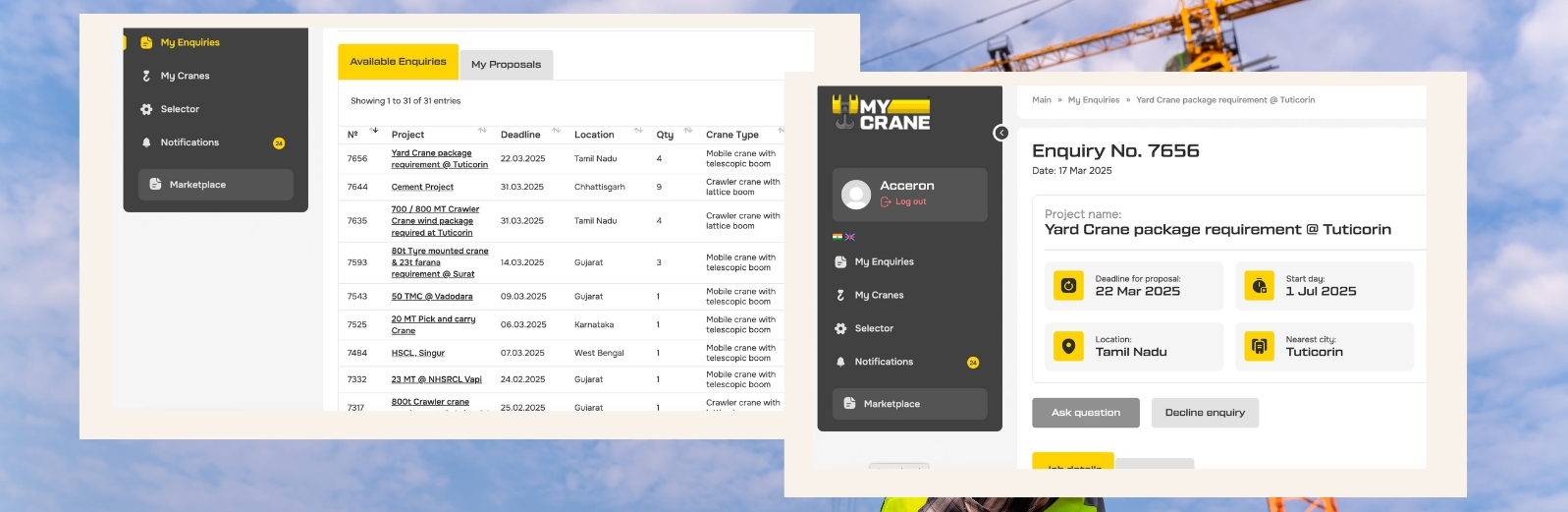 mycrane portal