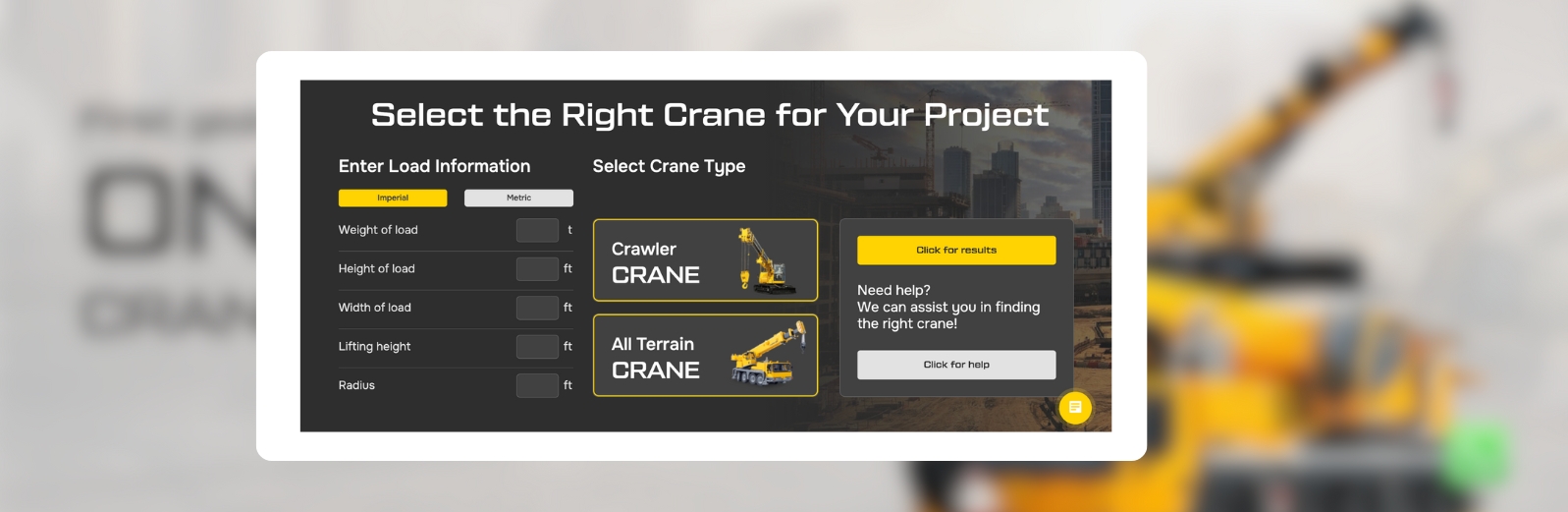 Crane-selector