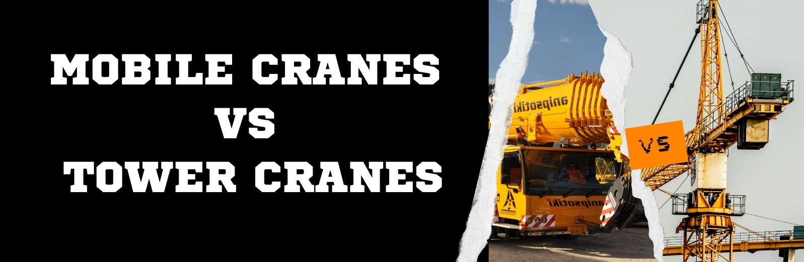 Mobile Cranes vs Tower Cranes on Rent
