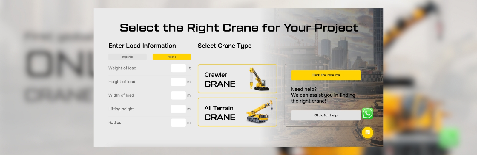 MYCRANE Selector