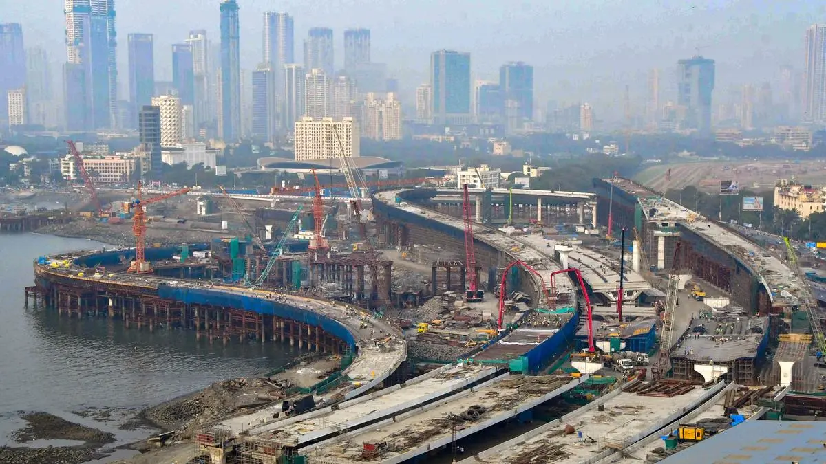 Construction project in Mumbai requiring crane hire — MYCRANE