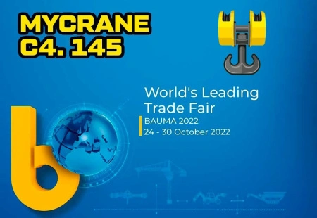 Meet MYCRANE at bauma - world’s most important construction trade fair - анонс